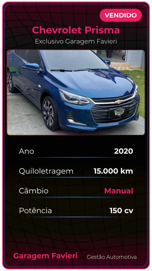 Car Card Trump Chevrolet Prisma